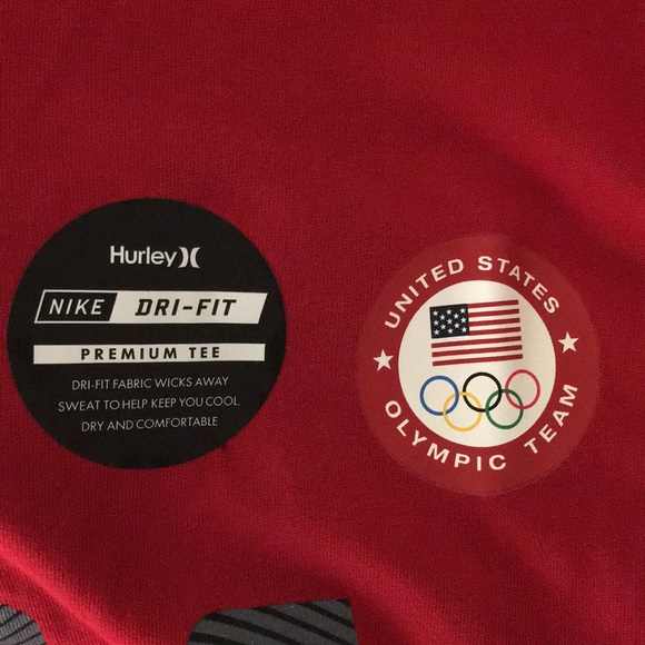 Hurley Nike USA Olympic Dri-Fit T-shirt - Picture 3 of 4